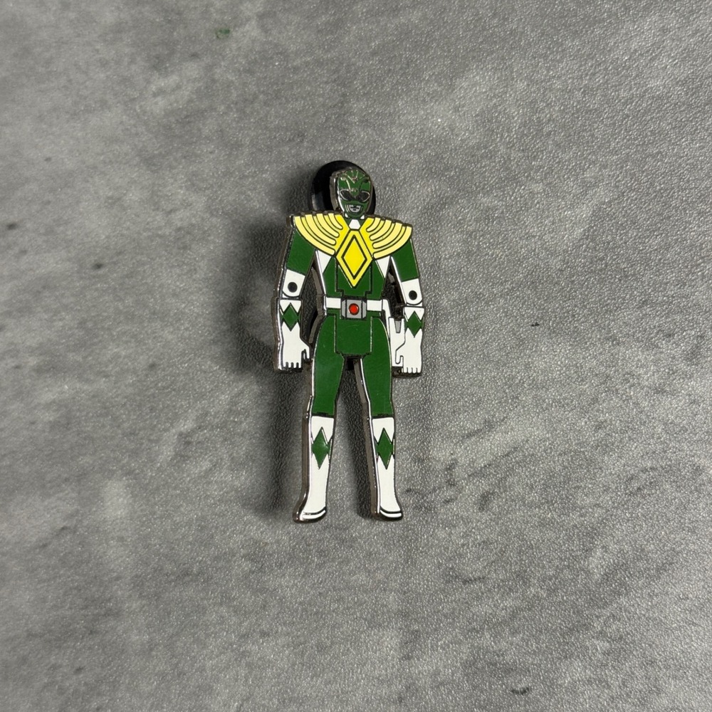 Hasbro Green Ranger Enamel‎ Pin Mighty Morphin Power Rangers Tommy Accessory